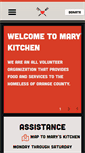 Mobile Screenshot of maryskitchen.org