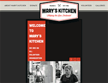 Tablet Screenshot of maryskitchen.org